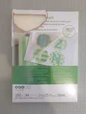 GBC Laminierfolien DIN A4, 2 x 125 micron, glänzend, 100 Stück (3200723)
