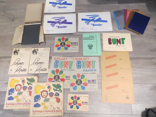 Ddr buntpapier bastelpapier - buntpapier,