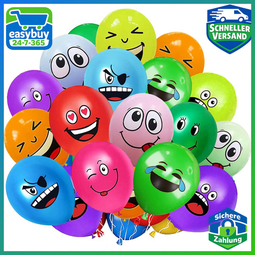 Luftballons zoll smiley - 12,