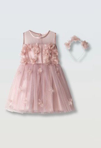 Mädchen kleid rosa tüll - mädchen,