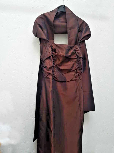 Abendkleid ballkeid mit stola - abendkleid/ballkeid,