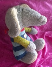 SIGIKID Elefant Lolo Lombardo Schlummer blau Frottee Stofftier ca. 25cm