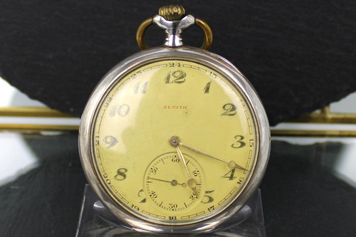 Zenith silber taschenuhr - zenith,