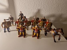 ELC 12 Ritter 2 Pferde Knights & Horses Action Figur Fantasy Sammlung Konvolut
