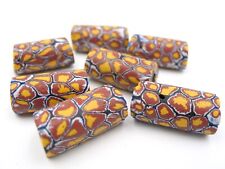 7 venezianische Millefiori Handelsperlen,Trade beads,antike Glasperlen,Afrika