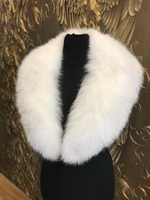 FUCHSKRAGEN FOX COLLAR WEISS FUCHS KRAGEN PELZ KRAGEN STOLA FELLKRAGEN WHITE