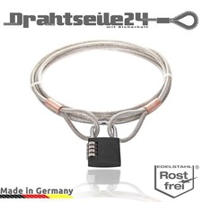 Stahlkabelschloss mit