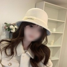 Eleganter weißer gewölbter Zylinderhut für Damen und Herren verstellbar Baumw