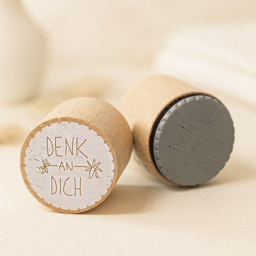 Motivstempel denk dich - denk,