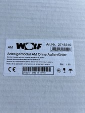 Wolf Anzeigemodul Am 2745310 für Regelungssystem