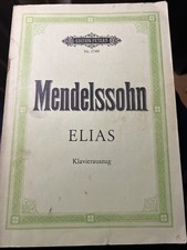 Klavierauszug Elias, Mendelsohn