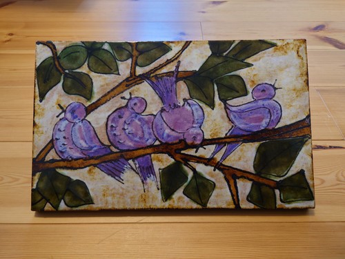 Ruscha wandtafel 767 vögel - 767,