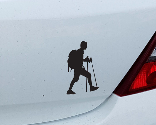 Auto aufkleber wandern hiking - auto,