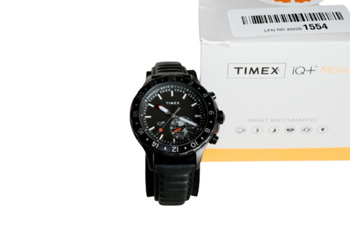 Timex move herren leder - iq+,