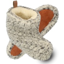 Hausschuhe Wollsocken Schafwolle Damen Herren grau Leder 36-46 filsko Nordkapp