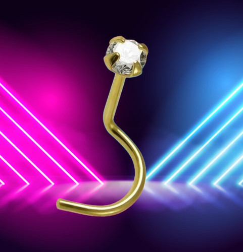 Nasenstecker echt 585 - nasenstecker,