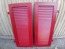 1 Paar Fensterladen - Aluminium - gebraucht - Höhe 122,5 cm, Breite 51,5 cm
