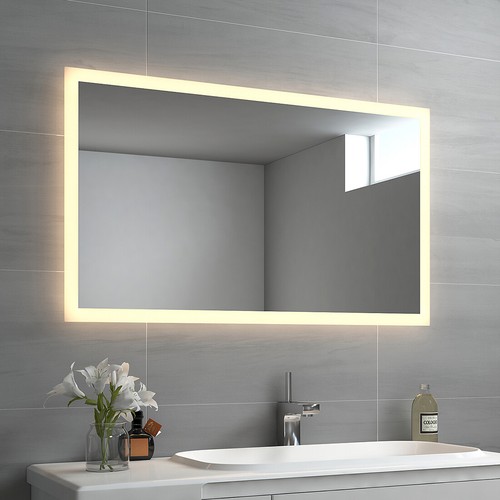 Emke badezimmerspiegel mit led - mit,
