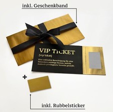 Goldenes vip ticket edler - vip-ticket:,