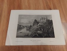 Stahlstich die stone walls - stone,