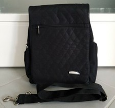 NEU!!! Travelon Umhängetasche/Rucksack m. vielen Fächern, Schwarz/Hellblau NEU!!