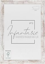 Bilderrahmen Vintage Weiss 'N°3' Infantasie Fotorahmen nach Maß Holz modern