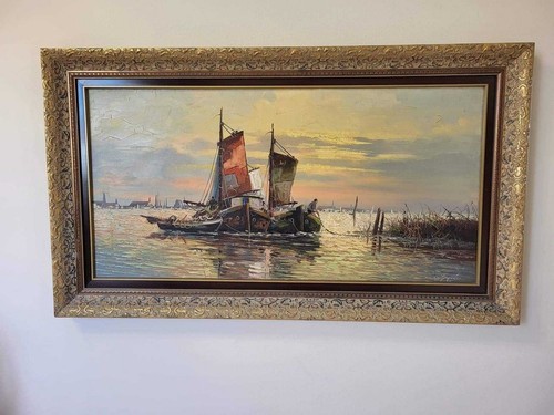 Fischerboote auf der lagune - lagune,