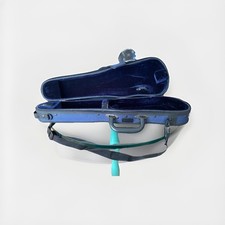 Dunkelblauen 1:8 Geigenkasten Mit Bogenhalterung und Außentasche