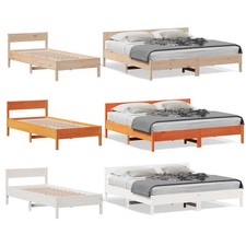 Einzelbett Doppelbett Holzbett