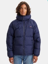 Levi's Herren Jacke Winterjacke Hooded Fillmore Peacoat, Dunkelblau, XXL