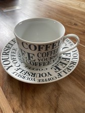 1x Kaffeetasse mit Untertasse