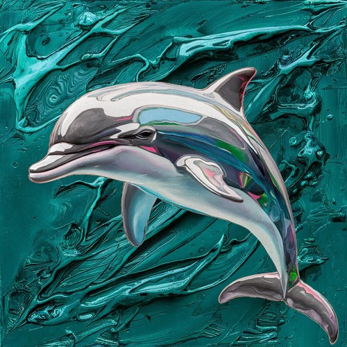 Leinwandbilder poster delphin - leinwandbilder,
