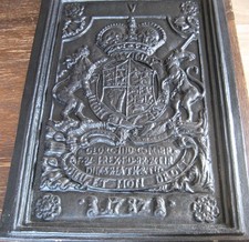 Antike Ofenplatte Gusseisen