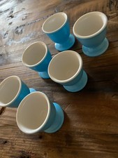 6 Dibbern Schönwald Solid Color Eierbecher Neuwertig