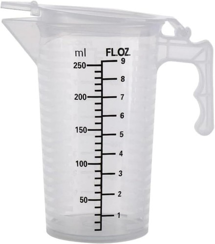 Messbecher kunststoff 250ml - kunststoff,