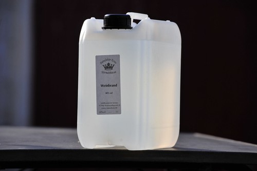 Weinbrand alkohol 5 liter - weinbrand, 80%