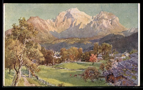 Künstler edward theodore - künstler-ak,