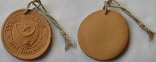GDR ceramic medal 1025 years