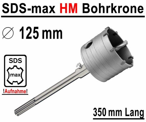 Sds max bohrkrone 125mm - hm,