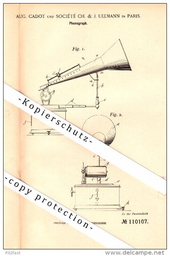 Original patent cadot und - original, -a.
