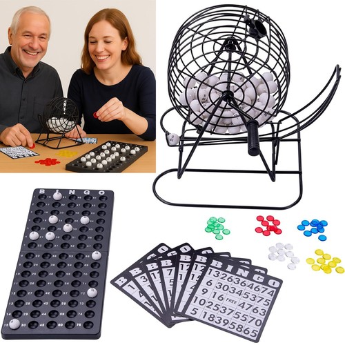 Bingo spiel metalltrommel - bingo,