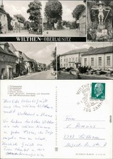 Wilthen (Sachsen) Thälmannplatz, Bahnhofstraße,   Zittauer Straße   1972