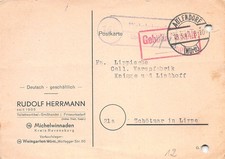 857673) all. Bes. Gebühr Bezahlt Blg. aus Michelwinnaden über Aulendorf 