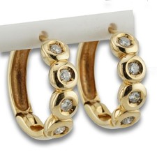 Brillant creolen gold - creolen, 585