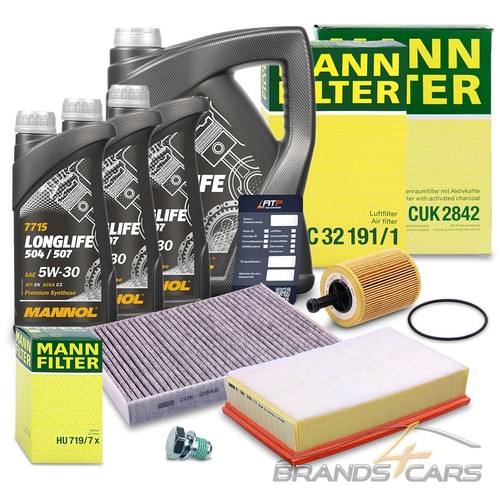 Mann inspektionspaket für - inspektionspaket, vw