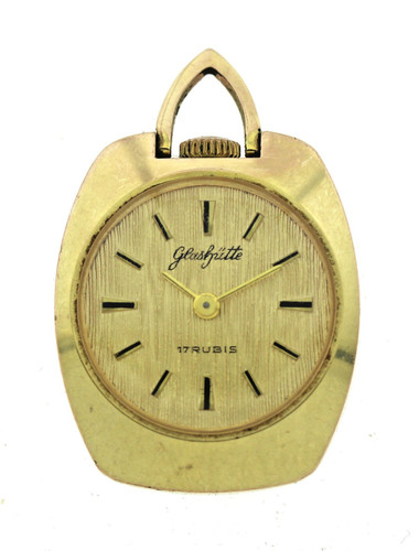 Rare gub glashütte - gub, collieruhr