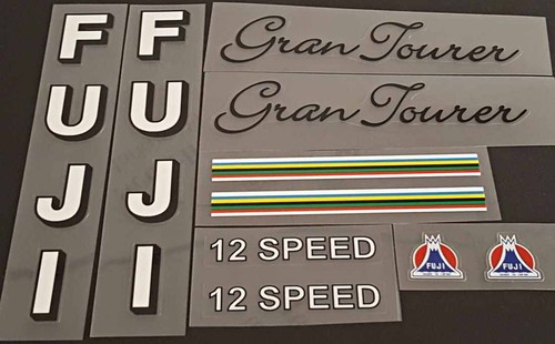 Fuji decal set - fuji, fahrrad