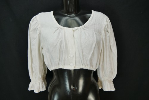 Dirndlbluse weiß bluse - gr.42,