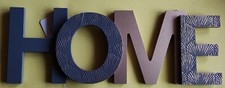 Deko-Schriftzug "Home", ca