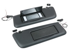 Satz Sonnenblenden Schwarz mit